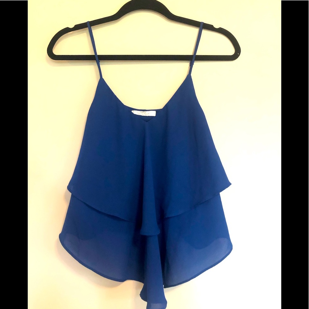 Mango Royal blue cami Small